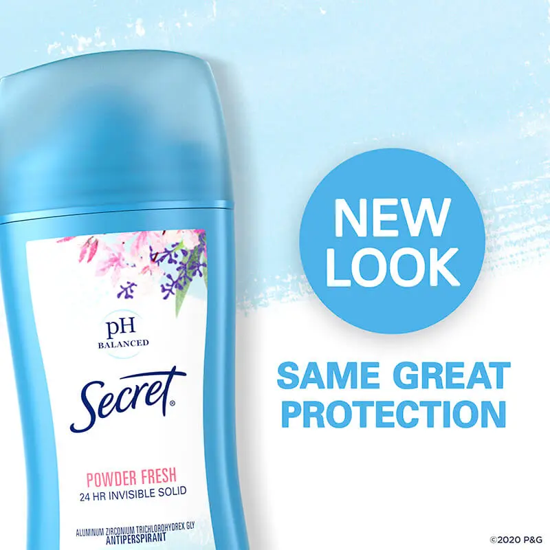 Secret invisible solid ph balanced powder fresh antiperspirant and deodorant,59g - Image 4