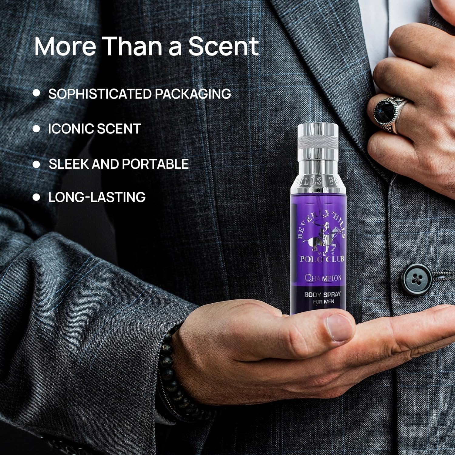 Beverly Hills Polo Club Body Spray for Men-Champion - Image 7