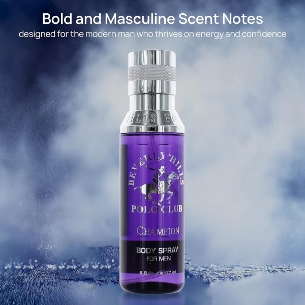 Beverly Hills Polo Club Body Spray for Men-Champion - Image 5
