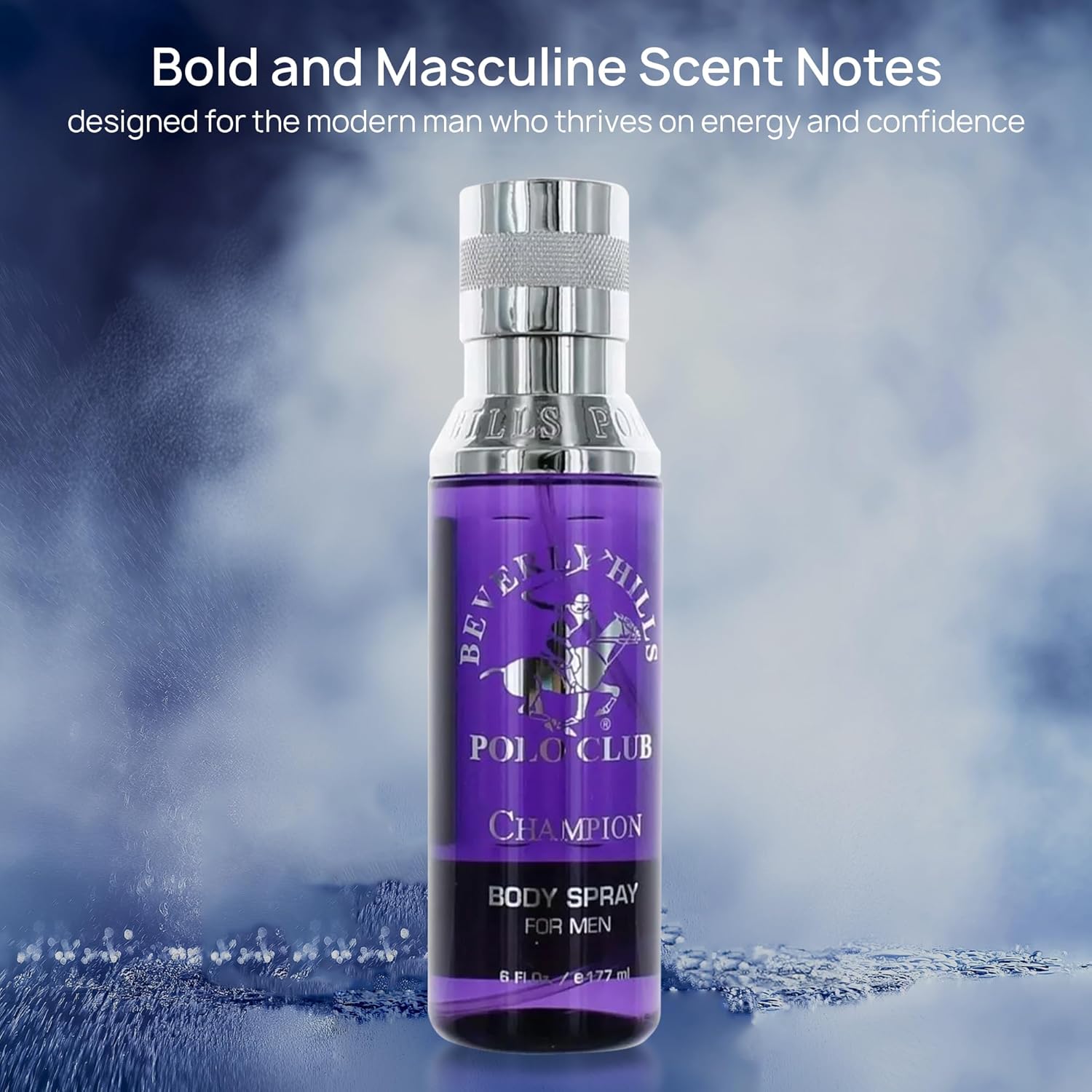 Beverly Hills Polo Club Body Spray for Men-Champion - Image 5